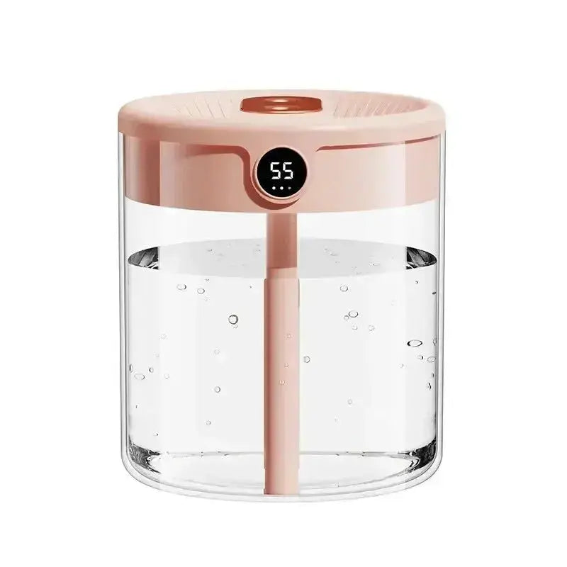2L Dual Spray Humidifier | LED Display | Auto Shut-Off | Bedroom & Office