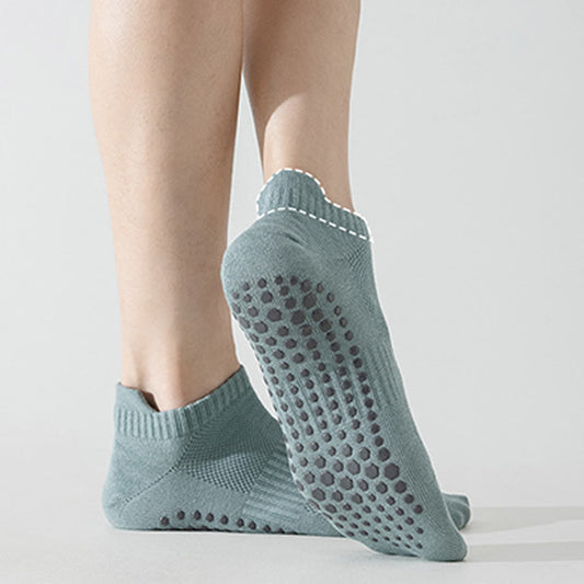 Olivenorma Full-Toe Cotton Comfort Anti-Slip Breathable Everyday Training Men's Yoga Socks