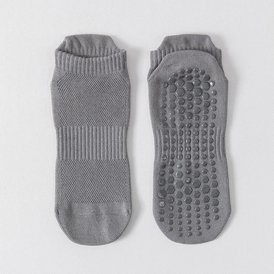 Olivenorma Full-Toe Cotton Comfort Anti-Slip Breathable Everyday Training Men's Yoga Socks