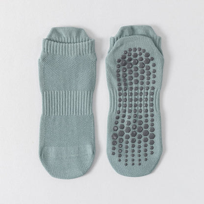 Olivenorma Full-Toe Cotton Comfort Anti-Slip Breathable Everyday Training Men's Yoga Socks