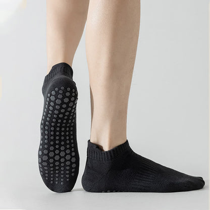 Olivenorma Full-Toe Cotton Comfort Anti-Slip Breathable Everyday Training Men's Yoga Socks