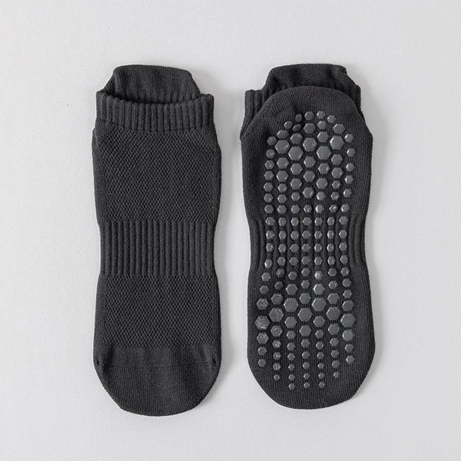 Olivenorma Full-Toe Cotton Comfort Anti-Slip Breathable Everyday Training Men's Yoga Socks