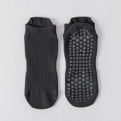 Olivenorma Full-Toe Cotton Comfort Anti-Slip Breathable Everyday Training Men's Yoga Socks