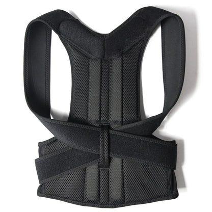 Adjustable Upper Back Posture Corrector Brace – Clavicle Support Shoulder Strap for Back Straightening and Posture Improvement