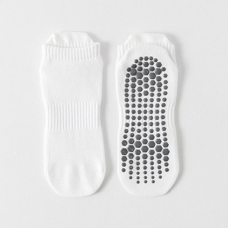 Olivenorma Full-Toe Cotton Comfort Anti-Slip Breathable Everyday Training Men's Yoga Socks