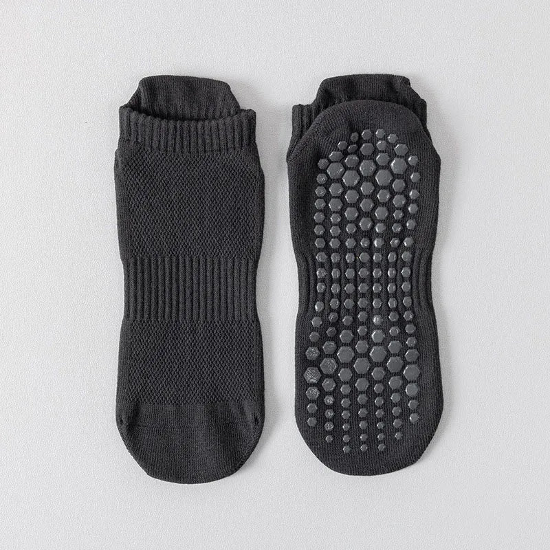 Olivenorma Full-Toe Cotton Comfort Anti-Slip Breathable Everyday Training Men's Yoga Socks