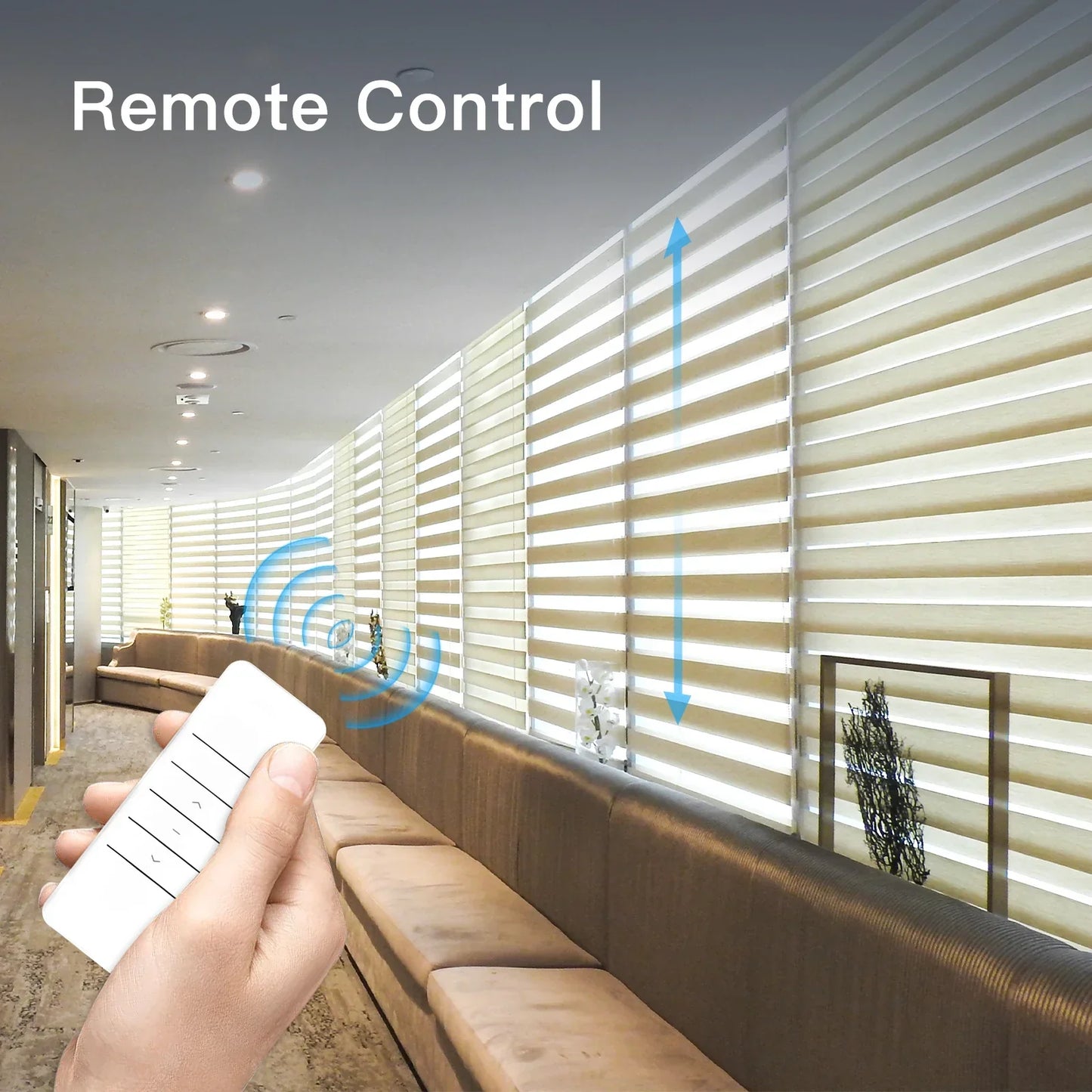 MOES Tuya WiFi Smart Motor Roller Blind Shade Kit Remote