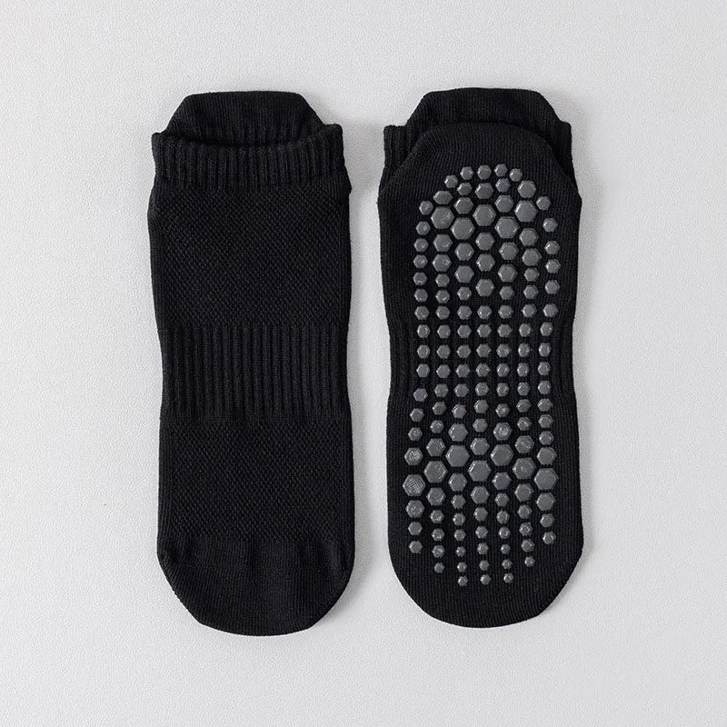 Olivenorma Full-Toe Cotton Comfort Anti-Slip Breathable Everyday Training Men's Yoga Socks