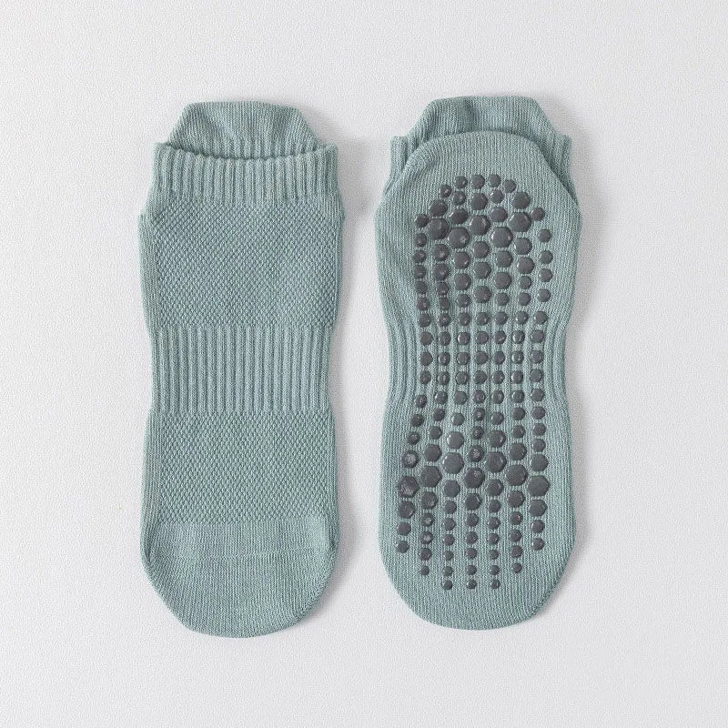 Olivenorma Full-Toe Cotton Comfort Anti-Slip Breathable Everyday Training Men's Yoga Socks